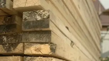 Видео: Доска обрезная хвоя 50х150х6000 мм сухостой