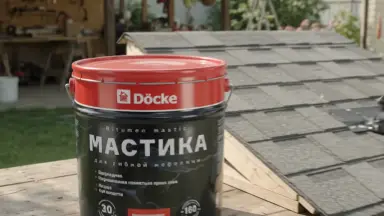 Видео: Мастика для гибкой черепицы Docke 10,8 кг