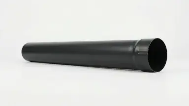 Видео: Труба круглая L=3 м Aquasystem PE-полиэстер 125/90 мм RAL 9005 - черный темный