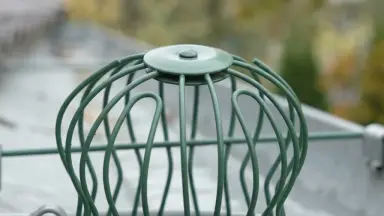 Видео: Сетка воронки (паук) Aquasystem Rooftop Drain PU 150/100 мм RAL 6005 Зеленый мох