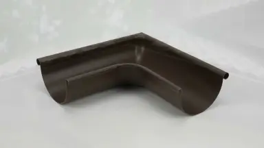 Видео: Угол желоба внешний Aquasystem 125/90 мм Pural Matt RR 32 Темно-коричневый