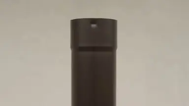 Видео: Труба круглая L=3 м Aquasystem 125/90 мм Pural Matt RR 32 Темно-коричневый
