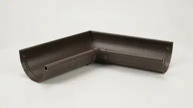 Видео: Угол желоба внутренний 135 гр Aquasystem 125/90 мм Pural Matt RR 32 Темно-коричневый