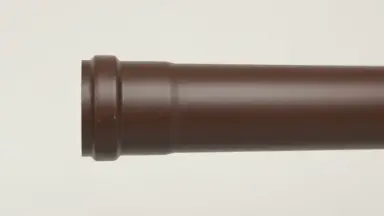 Видео: Труба круглая L=1 м Aquasystem 125/90 мм Pural Matt RAL 8017 Коричневый шоколад