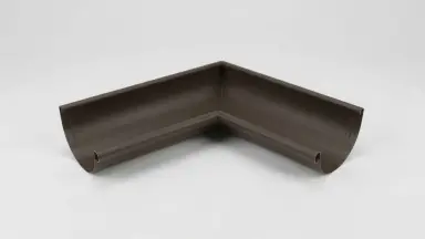 Видео: Угол желоба внутренний 135 гр Aquasystem Rooftop Drain PU MATT 150/100 мм RR 32- т.коричневый