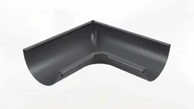 Видео: Угол желоба внутренний Aquasystem Rooftop Drain PU MATT 150/100 мм RAL 7024 - серый графит