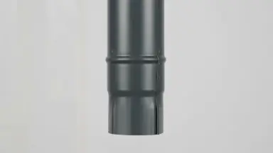 Видео: Труба круглая L=3 м Aquasystem Rooftop Drain PU MATT 150/100 мм RAL 7024 - серый графит