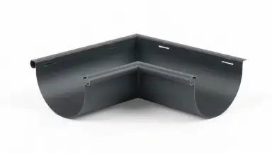 Видео: Угол желоба внешний 135 гр Aquasystem Rooftop Drain PU MATT 150/100 мм RAL 7024 - серый графит