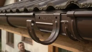 Видео: Крюк длинный усиленный ASN L=140 мм Aquasystem Rooftop Drain PU MATT 150/100 мм RAL 8017 - коричневый шоколад