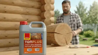 Видео: NEOMID TOR PLUS защита торцов бревен и бруса 10л