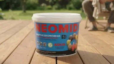 Видео: NEOMID Bio Color Aqua Лессирующий антисептик 2,3 л