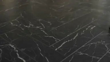 Видео: Кварцвиниловая плитка Invictus коллекция Maximus DryBack Herringbone 98 Black Marble Noir