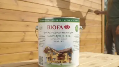 Видео: Biofa 1075  Лазурь для дерева 0,125л