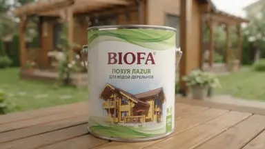 Видео: Biofa 1075 Лазурь для дерева 1л
