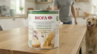 Видео: Biofa 2044 Универсальное твердое масло 0,125л