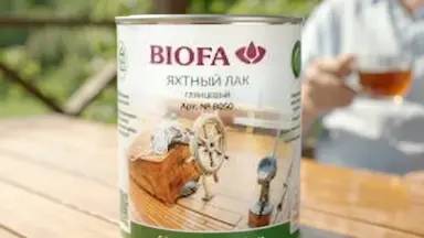 Видео: Biofa 8050 Яхтный лак 0,4л