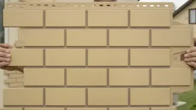 Видео: Фасадная панель Grand Line Design Клинкерный кирпич Песочный (шов RAL 7006)