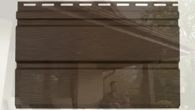 Видео: Софит без перфорации, коричневый