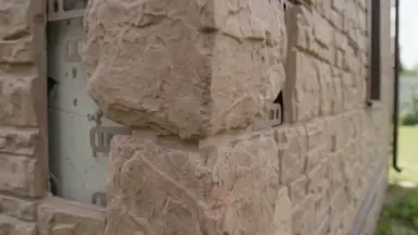 Видео: Наружный угол бутовый камень (скифский)