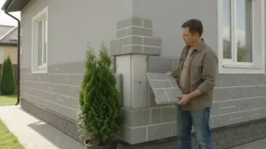 Видео: Наружный угол камень (серый)