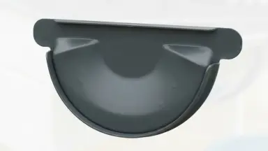 Видео: Водосток Grand Line 150x100  -  Заглушка желоба RAL 7024