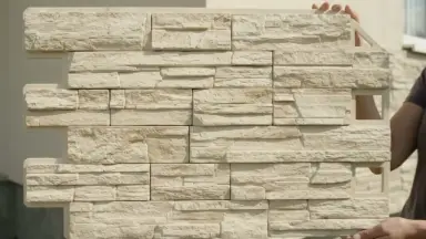 Видео: Фасадная панель Royal Stone, Камень Скалистый, Оттава