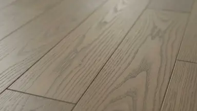 Видео: Паркетная доска Polarwood Ясень Стеллар Премиум серый матовый однополосный