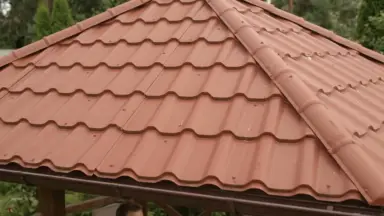 Видео: Металлочерепица кредо GL 0,5 GreenСoat Pural RR 750 кирпично-красный (RAL 8004 терракота)