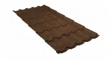Видео: Металлочерепица квинта плюс GL 0,5 Safari Twincolor Brown
