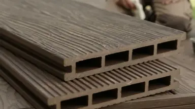 Видео: Террасная доска из ДПК Faynag 3D Stelo венге