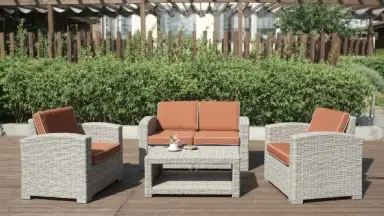 Видео: Уличные диваны и кресла коллекции Rattan Premium 4