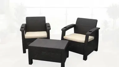 Видео: Комплект Yalta Balcony Set венге