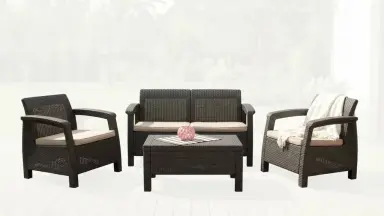 Видео: Комплект Yalta Terrace Set венге