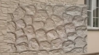 Видео: Фасадная панель Аэлит Камень мелкий Бежевый