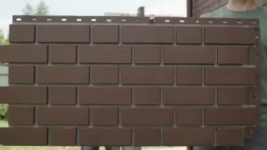 Видео: Фасадная панель Docke FLEMISH Коричневый