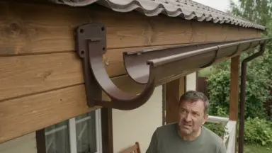 Видео: Кронштейн желоба Docke Premium ПВХ - Шоколад