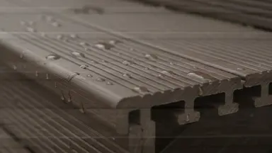 Видео: Ступени Полнотелые из ДПК NanoWood - Венге 20 мм
