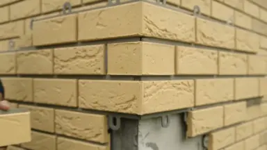 Видео: Наружный угол Клинкерный Кирпич желтый