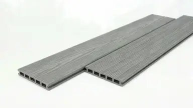 Видео: Террасная доска из ДПК RusDecking Unodeck Mogano - Серый