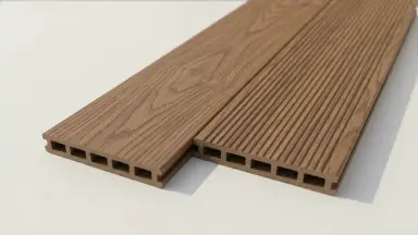 Видео: Террасная доска из ДПК RusDecking Unodeck Mogano - Орех