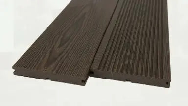 Видео: Террасная доска из ДПК RusDecking Unodeck Solid - Венге