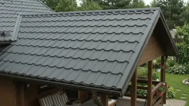 Видео: Металлочерепица квинта плюс с 3D резом 0,5 PurLite Мatt RAL 7024 мокрый асфальт