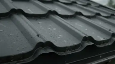 Видео: Металлочерепица квинта плюс с 3D резом 0,5 Satin Мatt RAL 9005 черный
