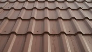 Видео: Металлочерепица GL квадро профи 0,5 Satin RAL 3011 коричнево-красный