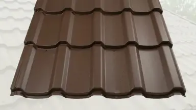Видео: Металлочерепица модульная Квинта Uno Grand Line c 3D резом 0,5 Satin Мatt RAL 8017 шоколад