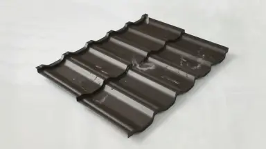 Видео: Металлочерепица модульная Квинта Uno Grand Line c 3D резом 0,5 Rooftop Matte RR 32 темно-коричневый