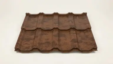 Видео: Металлочерепица модульная Квинта Uno Grand Line c 3D резом 0,45 Safari Twincolor Brown