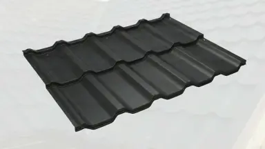 Видео: Металлочерепица модульная Квинта Uno Grand Line c 3D резом 0,5 GreenСoat Pural Matt RR 33 черный (RAL 9005 черный)