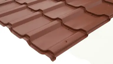 Видео: Металлочерепица модульная Квинта Uno Grand Line c 3D резом 0,5 Satin RAL 3009 оксидно-красный
