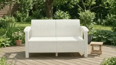 Видео: Двухместный диван Yalta Sofa Seаt белый